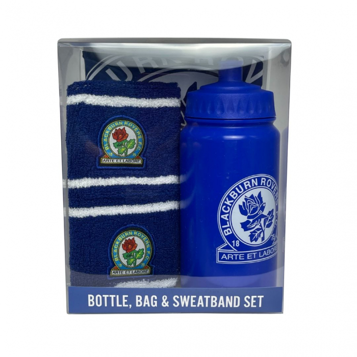 Blackburn Rovers Bottle & Bag Gift Set