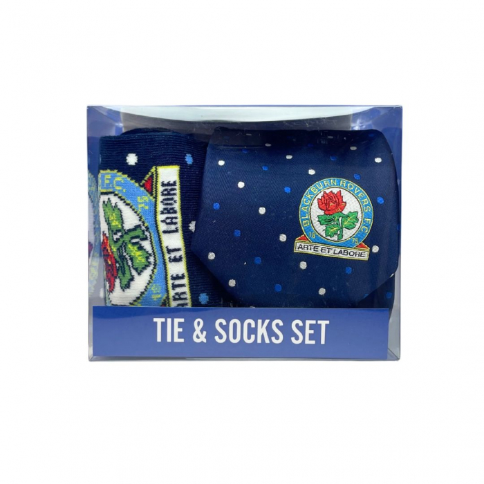 Blackburn Rovers Sock & Tie Gift Set