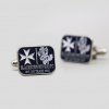 Blackburn Rovers 150 Year Square Cufflinks