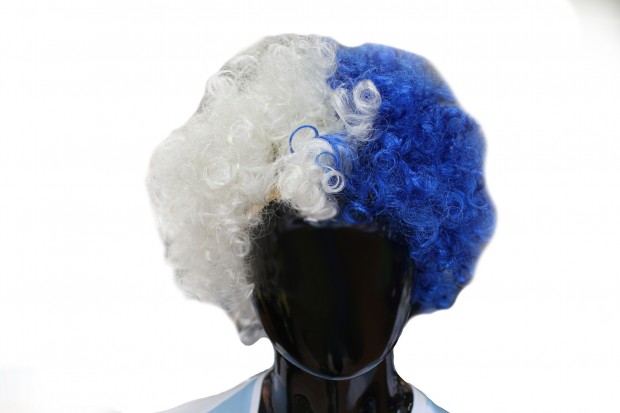 Rovers Royal and Blue Wig