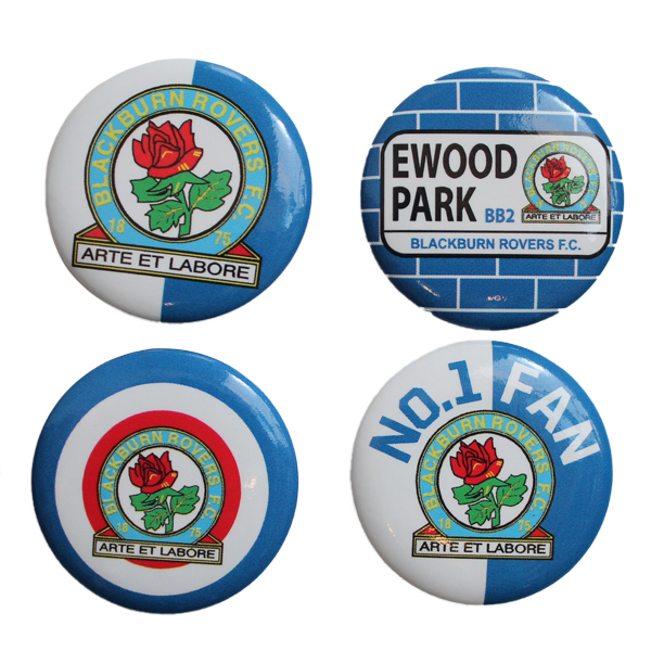 Rovers Button Pin Badges (4pk)