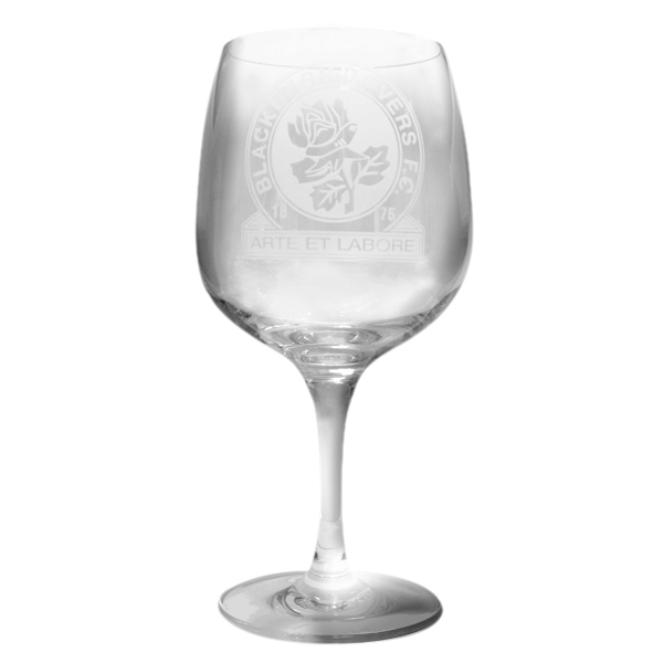 Rovers Engraved Crystal Gin Glass
