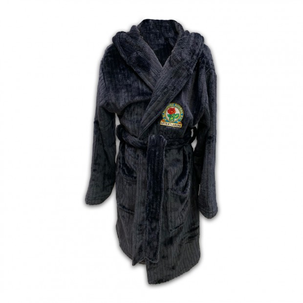 Rovers Kids Navy Dressing Gown