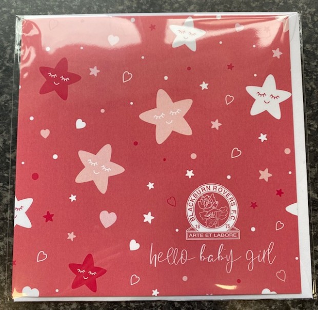 Rovers Baby Girls Star Card BB05