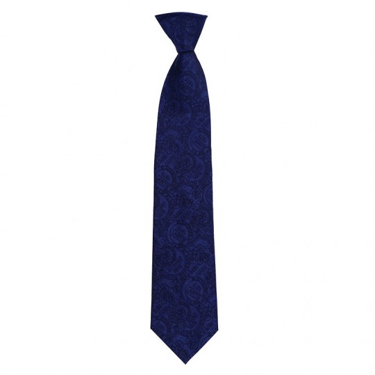 Rovers Club Navy Embossed Tie