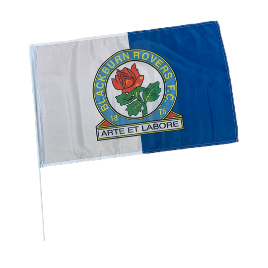 Rovers Half & Half Hand Waving flag 