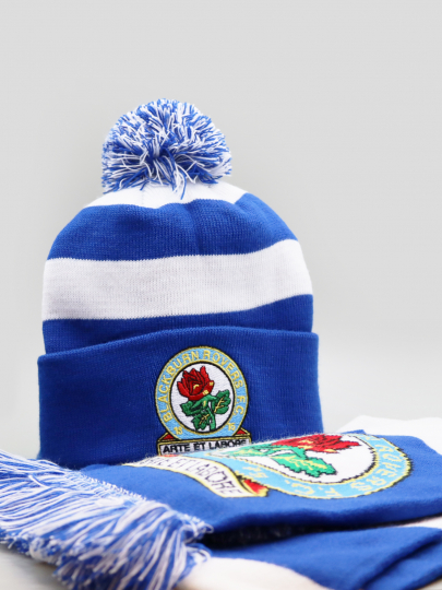 Blackburn Rovers Kids Hat & Scarf Set