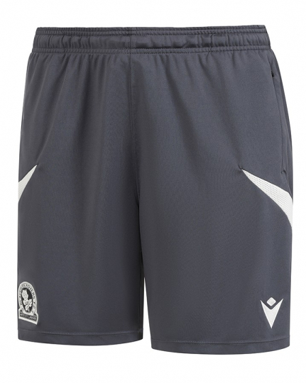 Blackburn Rovers Macron Zip Training Shorts- Adult