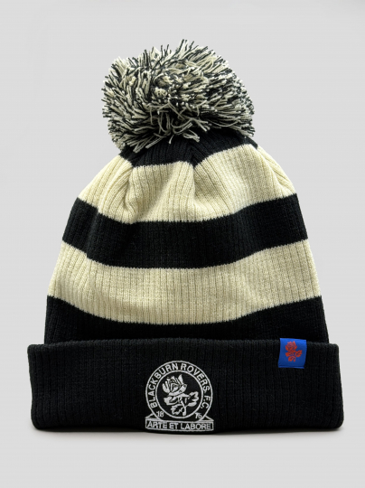 25/26 Rovers Black/Cream Stripe Hat