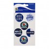 6pk Button Badge pack