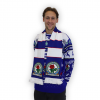 Blue/White/Red HD bar scarf