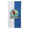Blue & White Crest Beach Towel