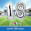 Blackburn Rovers Stadium Balloon 18th Card NB56
