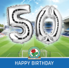 Blackburn Rovers Stadium Balloon 50th Card NB60