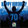 Blackburn Rovers 70 Celebration Birthday Card