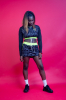 Black and Yellow Skort and Crop Top - Both Medium