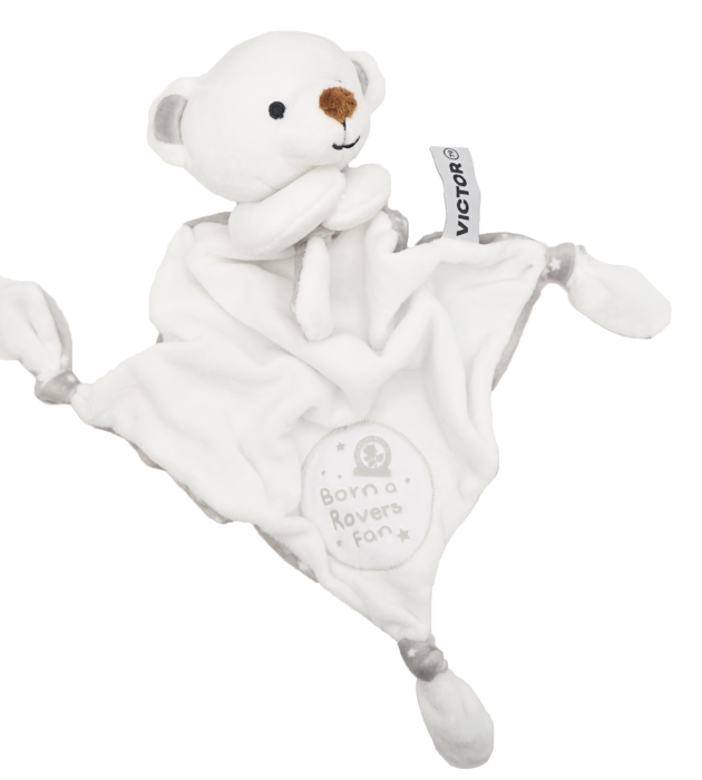 Blackburn Rovers Grey & White Hushabye Blanket Soother
