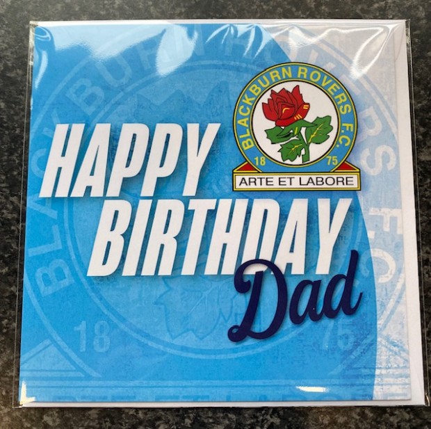 Rovers Happy Birthday Crest Dad FB01