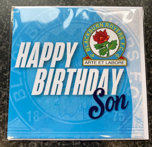 Rovers Happy Birthday Crest Son FB03