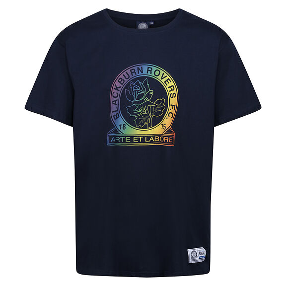 Blackburn Rovers Pride T-Shirt - Crest