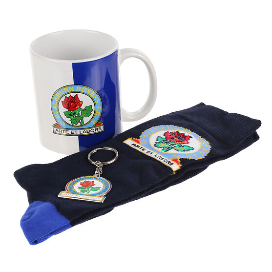 Rovers Mug, Socks & Keyring Set