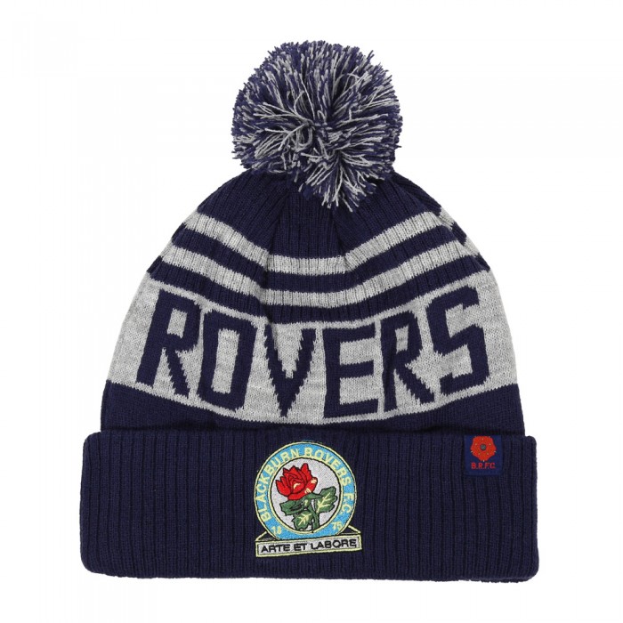 Rovers Navy/Grey Bobble Hat 