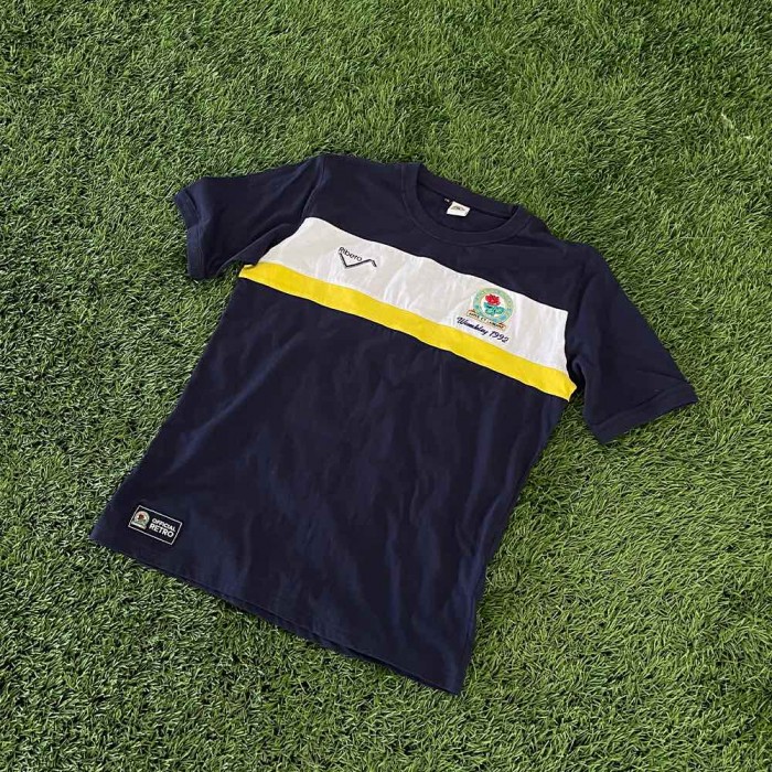 Blackburn Rovers 1992 T-Shirt - Navy 