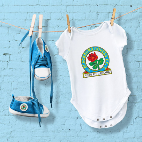 Blackburn Rovers Boy Onesie Card