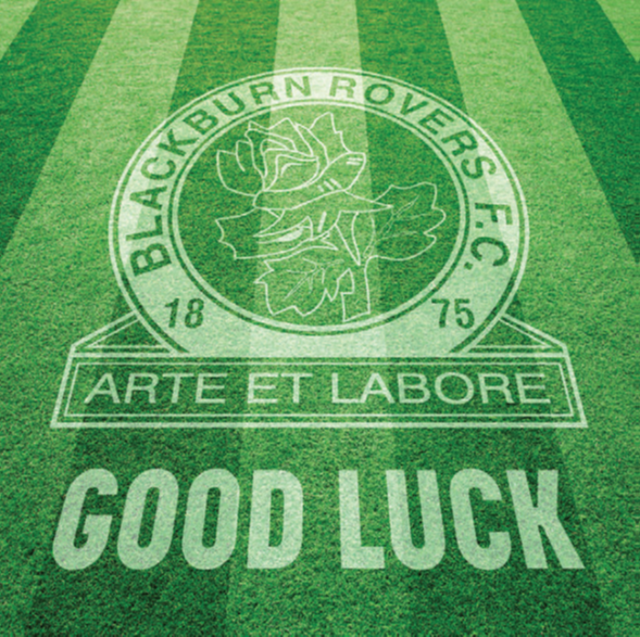 Blackburn Rovers Mowed Pitch Good Luck GL03