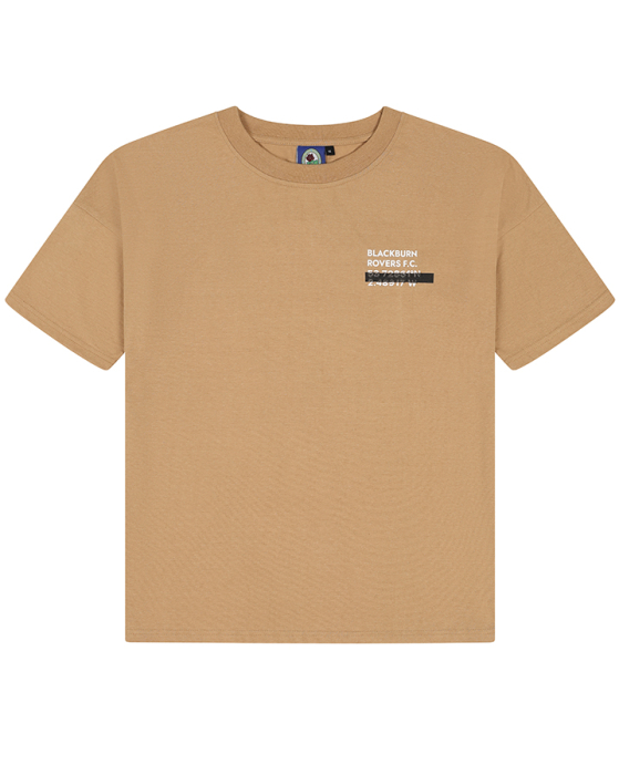 Blackburn Rovers Stone Back Print Oversize Tee