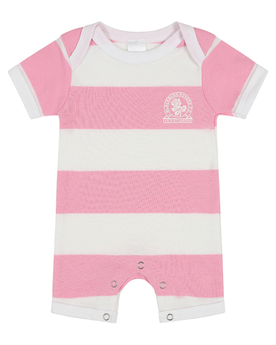 Blackburn Rovers Girls Hooped Romper