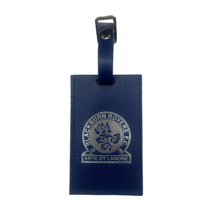 Blackburn Rovers Leather Luggage Tag