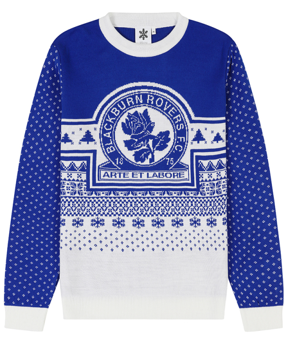 Blackburn Rovers Tirol Xmas Jumper Adult