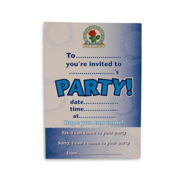 Rovers Party Invites