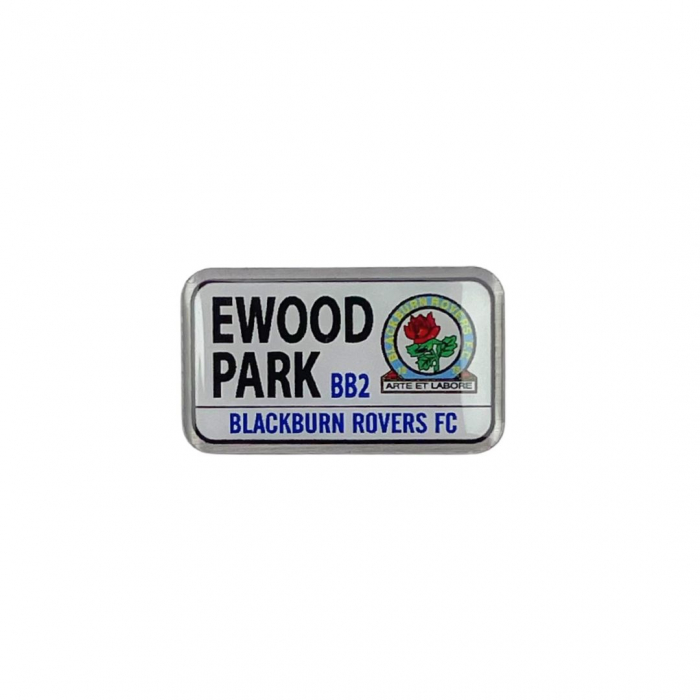 Blackburn Rovers Street Sign Pin Badge