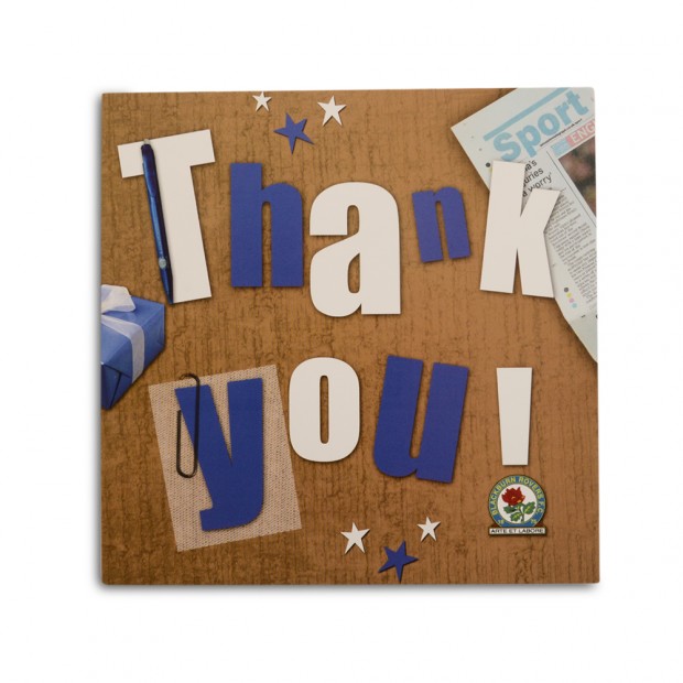 Rovers Thank You Card