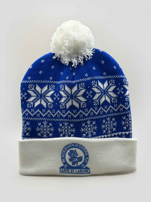 Blackburn Rovers Festive Crest Hat