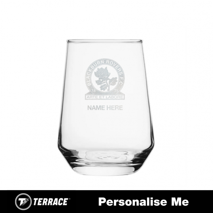 Blackburn Rovers Personalised Craft Beer Glass