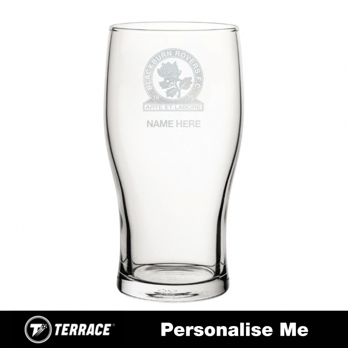 Blackburn Rovers Personalised Tulip Glass