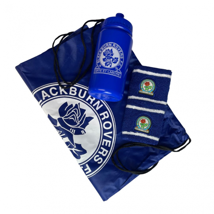Blackburn Rovers Bottle & Bag Gift Set