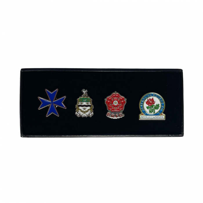 Blackburn Rovers Crest  Badge Box Set