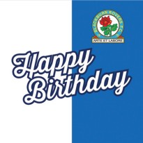 Blackburn Rovers Shirt Birthday Card
