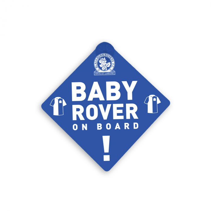 Baby Rover on Board Car sign