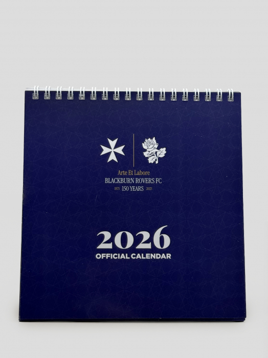 Blackburn Rovers Desktop 2026 Calendar