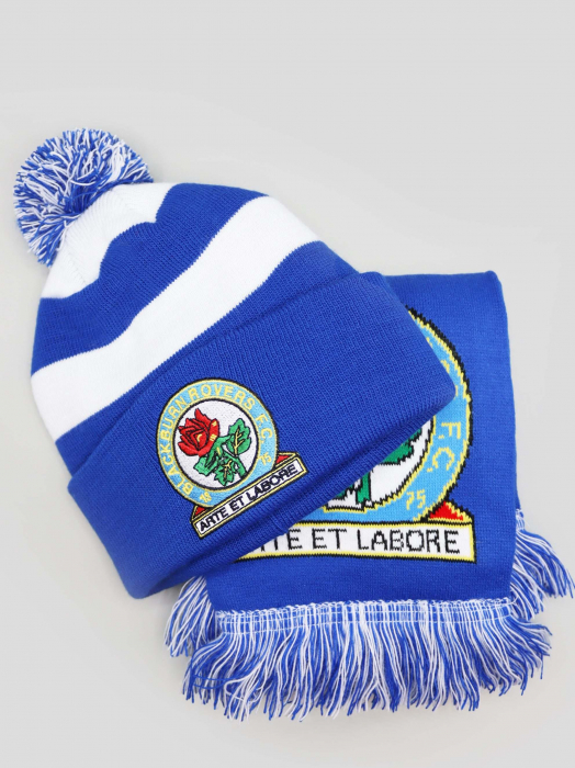Blackburn Rovers Kids Hat & Scarf Set